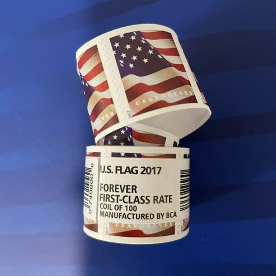 American Flag Forever Stamp Roll (100 Stamps)