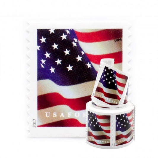 American Flag Forever Stamp Roll (100 Stamps)