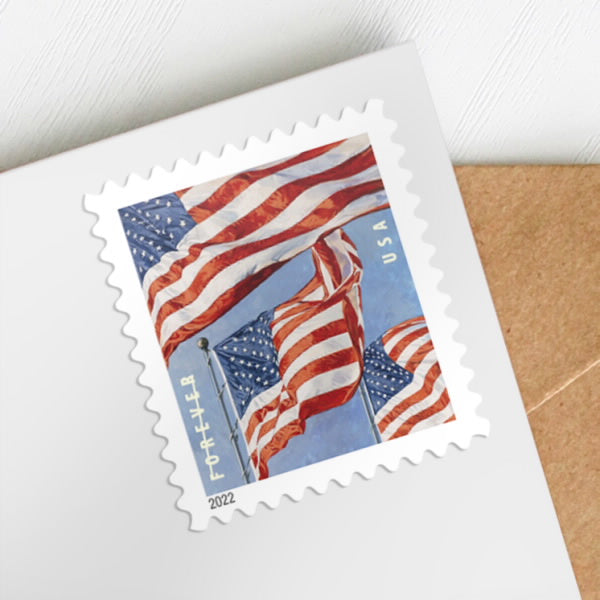 American Flag Forever Stamp Booklets (20 Stamps)