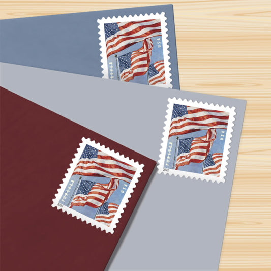 American Flag Forever Stamp Booklets (20 Stamps)